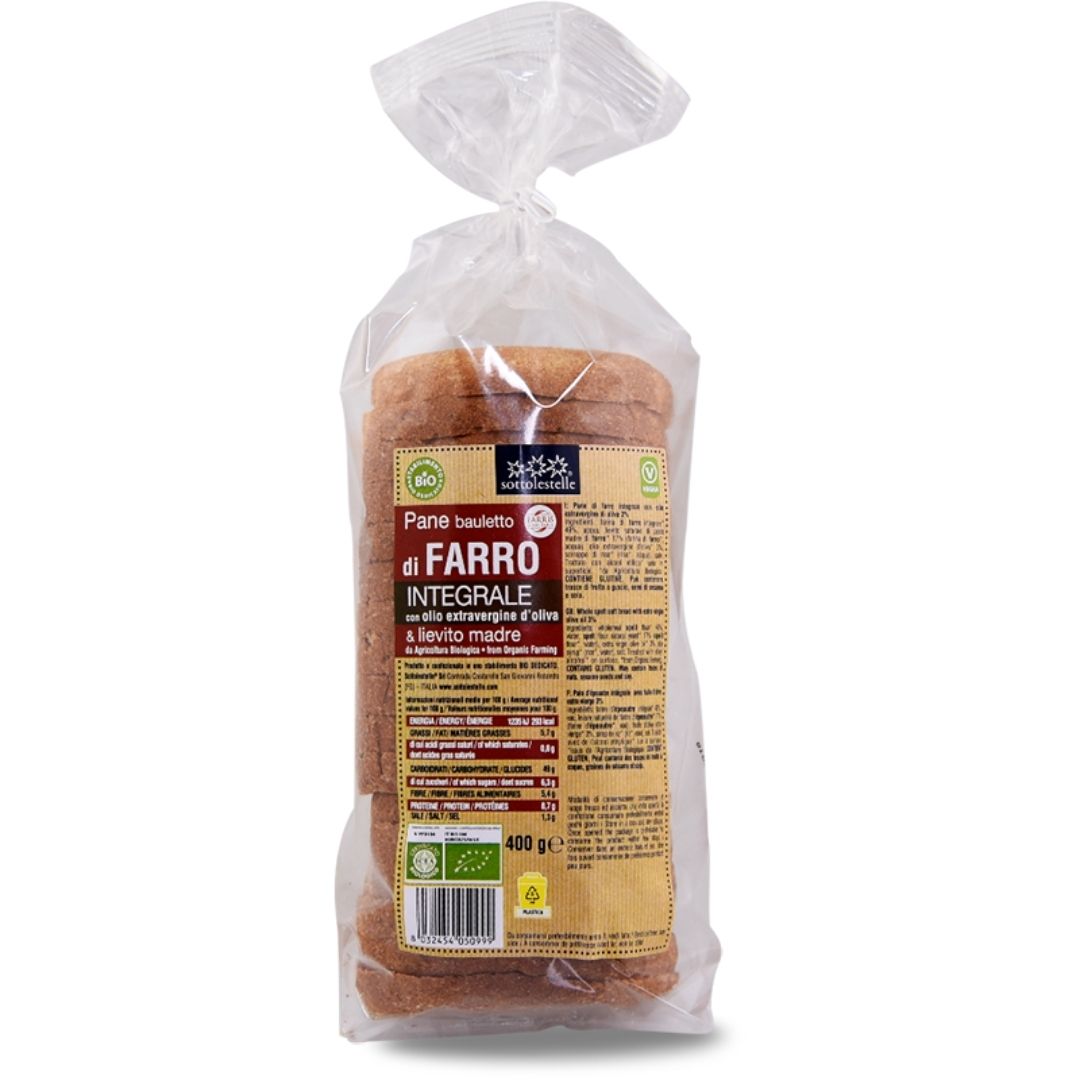 PANE BAULETTO DI FARRO INTEGRALE SOTTOLESTELLE